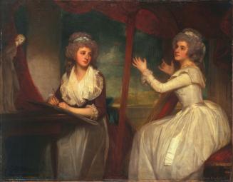 Lady Caroline Spencer, later Viscountess Clifden, and her sister, Lady Elizabeth Spencer