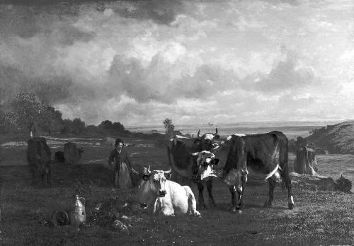 Milking Time at La Celle near Saint Cloud