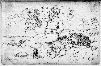 Fairies and a Picnicker