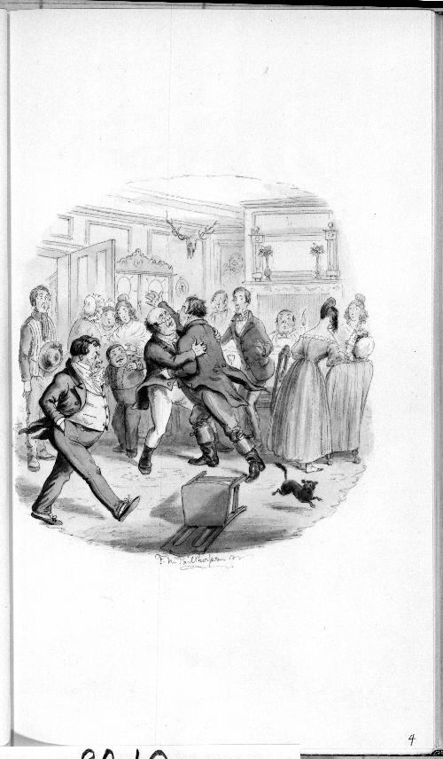 Illustration to Dickens's "Pickwick Papers" [p. 4]