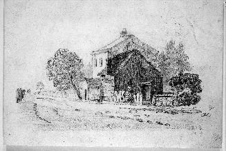 Rural Buildings Beside a Road