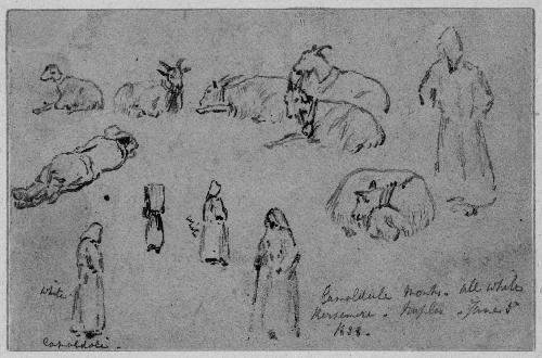 Studies of Figures and Goats