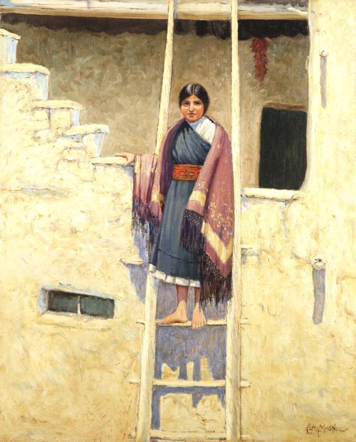 Hopi Maiden, Village of Walpi