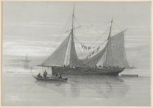 Schooner at Anchor