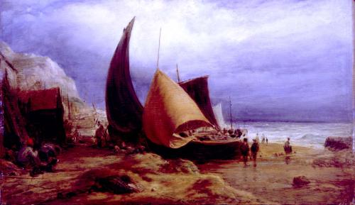 Fishing Boats on Shore