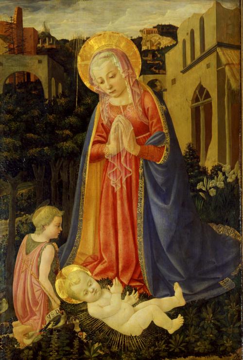 Madonna and Child with Saint John