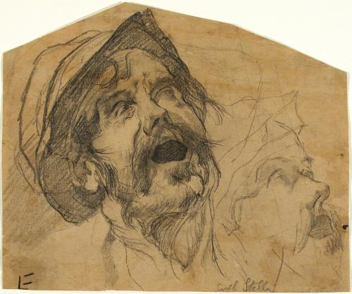 Two Studies of the Head of an Old Man