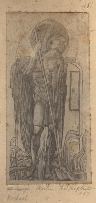 Saint Michael Spearing the Demon