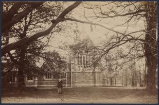 East Facade of Unidentified Church and Cloisters?