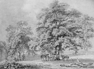 Landscape with Horses