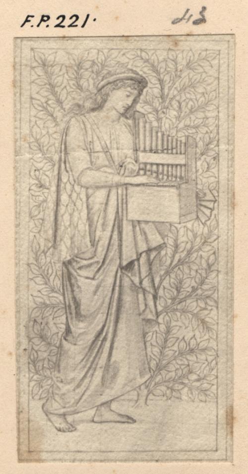 Minstrel Angel with Organ