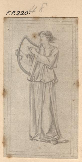 Minstrel Angel with Harp