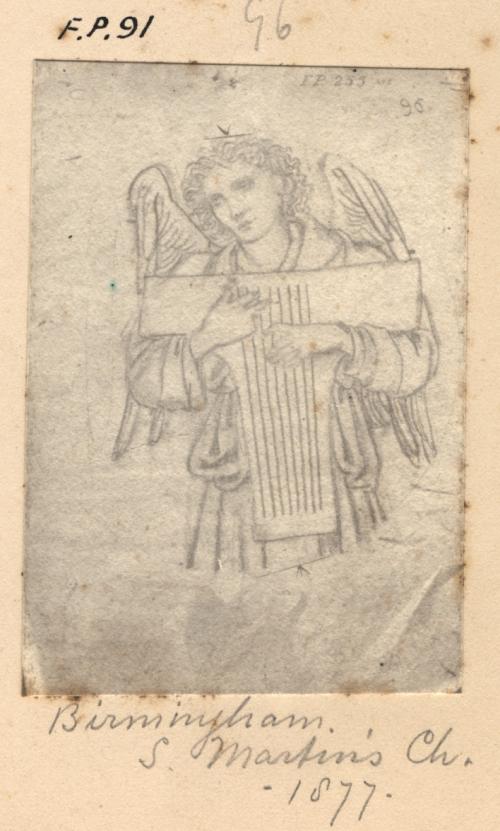 Angel with T-shaped Dulcimer