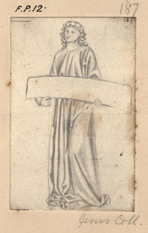 Figure Holding Scroll