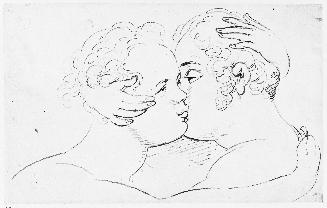 Man and Woman Kissing