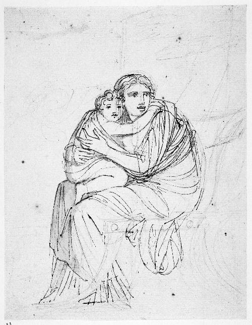 Seated Woman Holding a Child