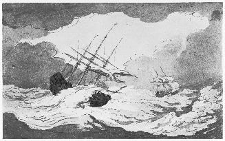 Two Ships in a Storm