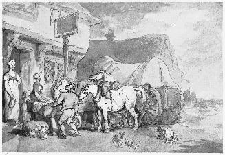 Scene Outside an Inn