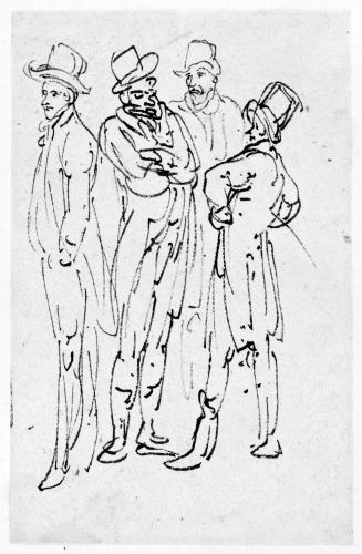 Four Men Standing