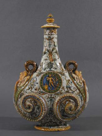 Urbino Maiolica Pilgrim Bottle