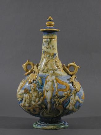 Urbino Maiolica Pilgrim Bottle