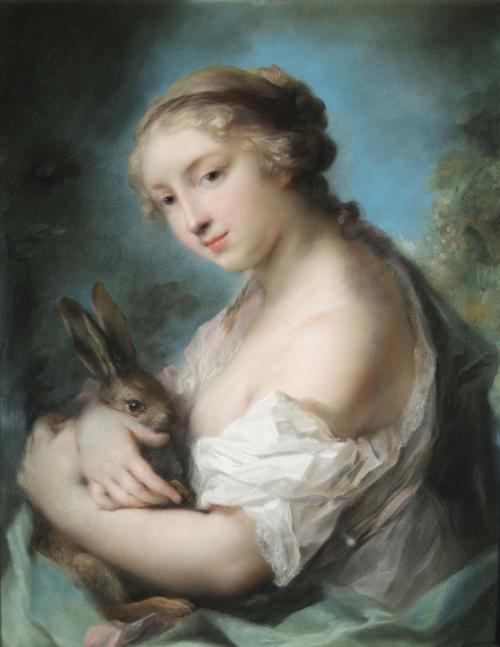 Girl with a Rabbit