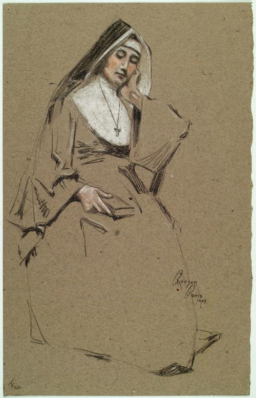 Seated Nun