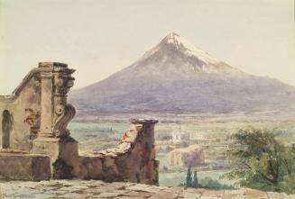 Popocatepetl from the Pyramid of Cholula