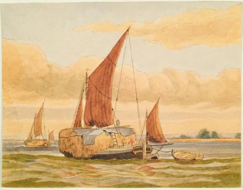 Straw Boats on the Thames