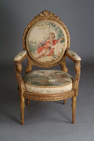 Tapestry-Covered Chair