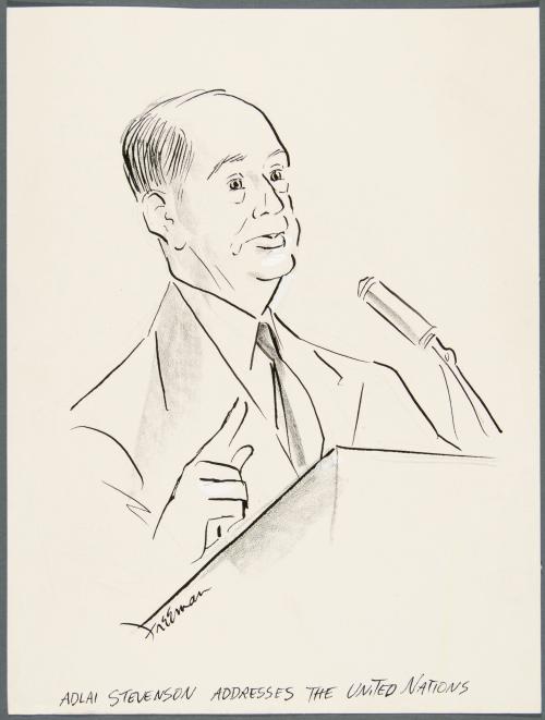 Adlai Stevenson Addresses the United Nations