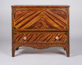 Grain-painted "Matteson" Blanket Chest