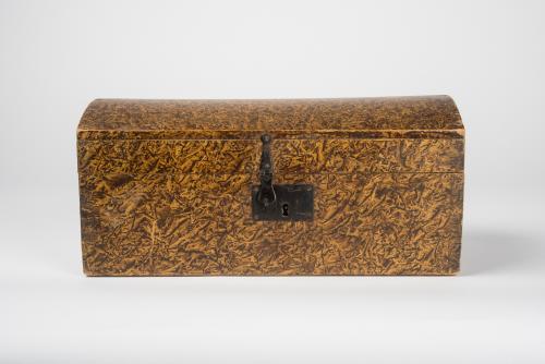 Brown Stipple Decorated Box