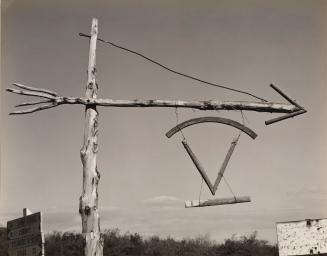 Roadsign, Quarter Circle, V, bar Ranch-Arizona