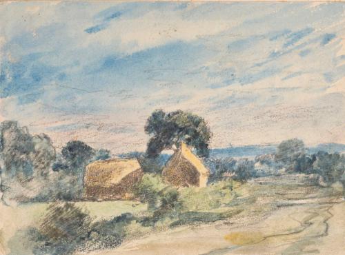 Landscape with Haystacks