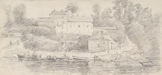 River Scene with Boats