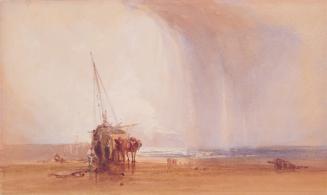 Beach Scene with Boat