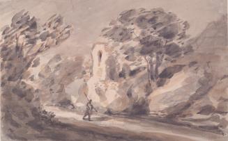 Landscape with Walking Figure