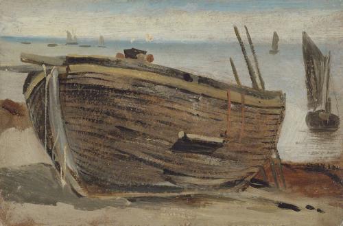 Beached Fishing Boat