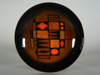 Black Geometric Bowl (#4755)