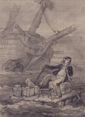 Illustration to "Robinson Crusoe"