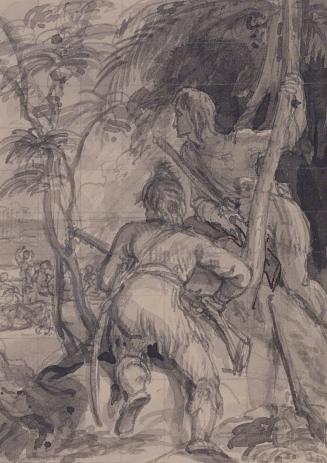 Illustration to "Robinson Crusoe"