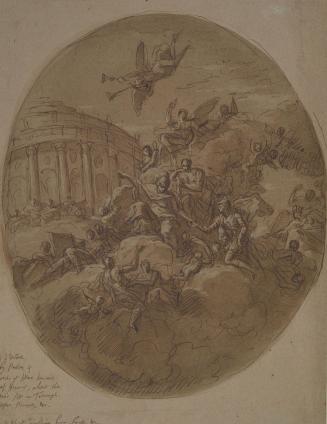 Blenheim, Design for the Ceiling of the Hall