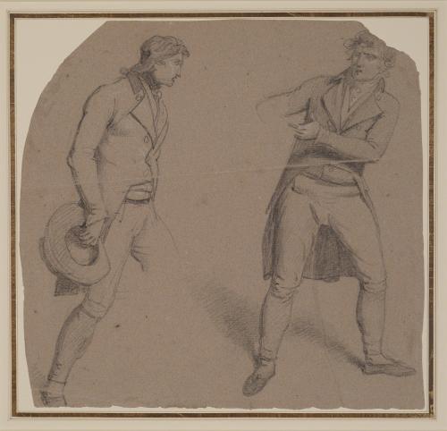 Study for General Fraser Mortally Wounded