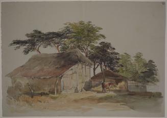 Scene with Cow and Shed