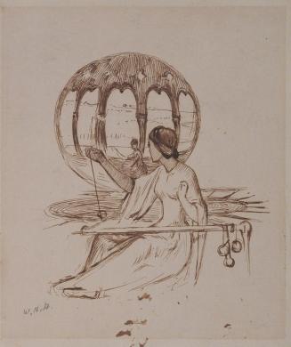 Studies for Lady of Shalott