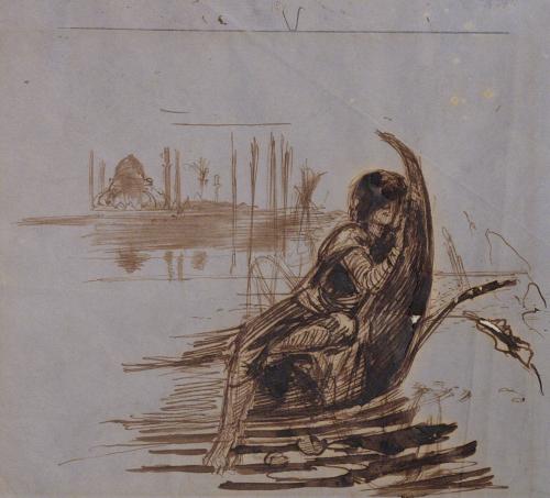 Studies for Lady of Shalott