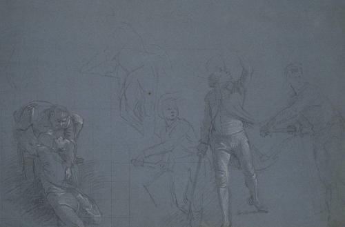 Study for the Siege and Relief of Gibraltar