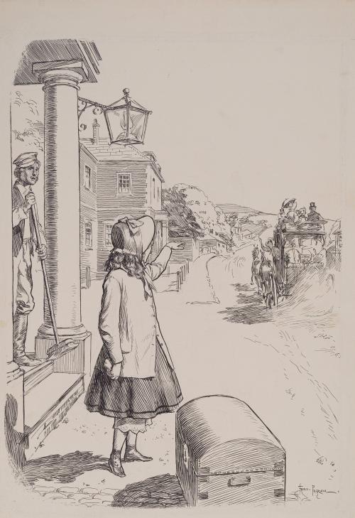 Illustration to Susan Warner's "The Wide, Wide World"