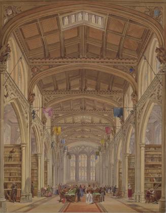 Interior of the Guildhall Library